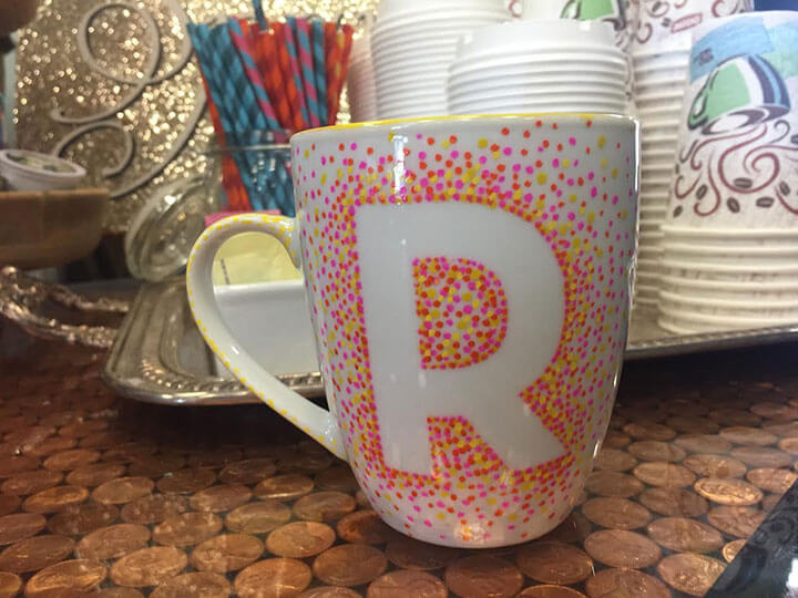 Monogram Mug DIY