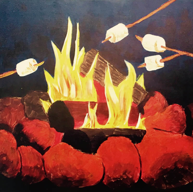 Campfire painting project