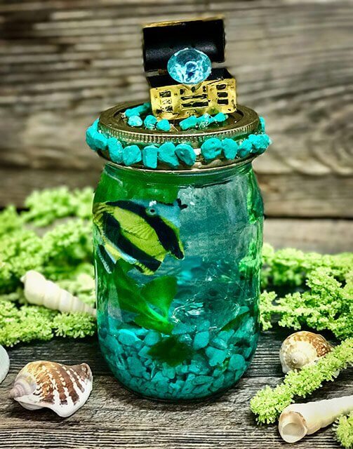 fake aquarium craft project