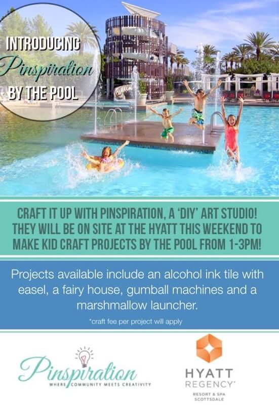 Hyatt Pool Craft Party