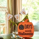 Halloween Orange ountdown_Calendar craft