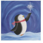 penguin painting diy