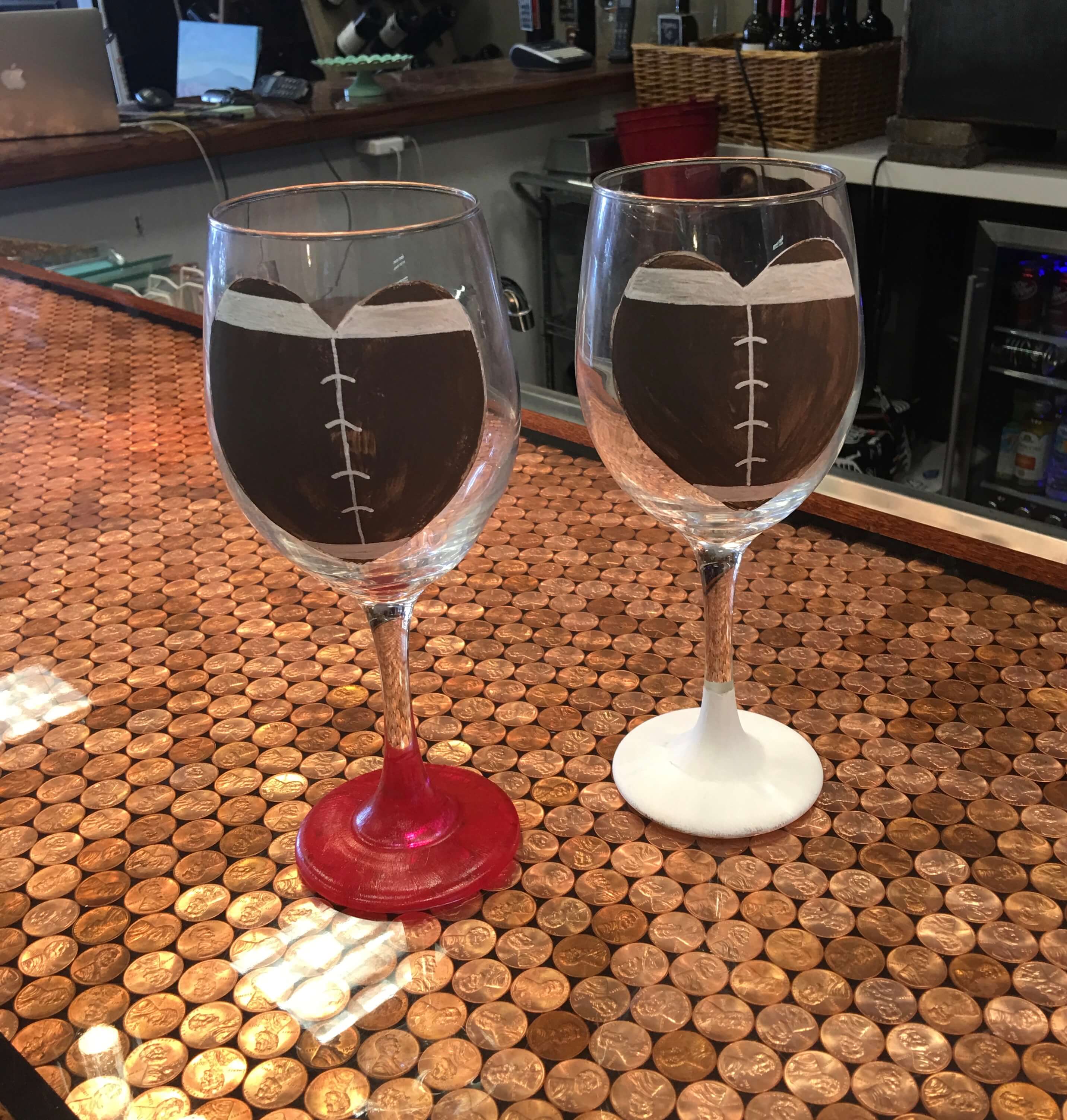football wine glass