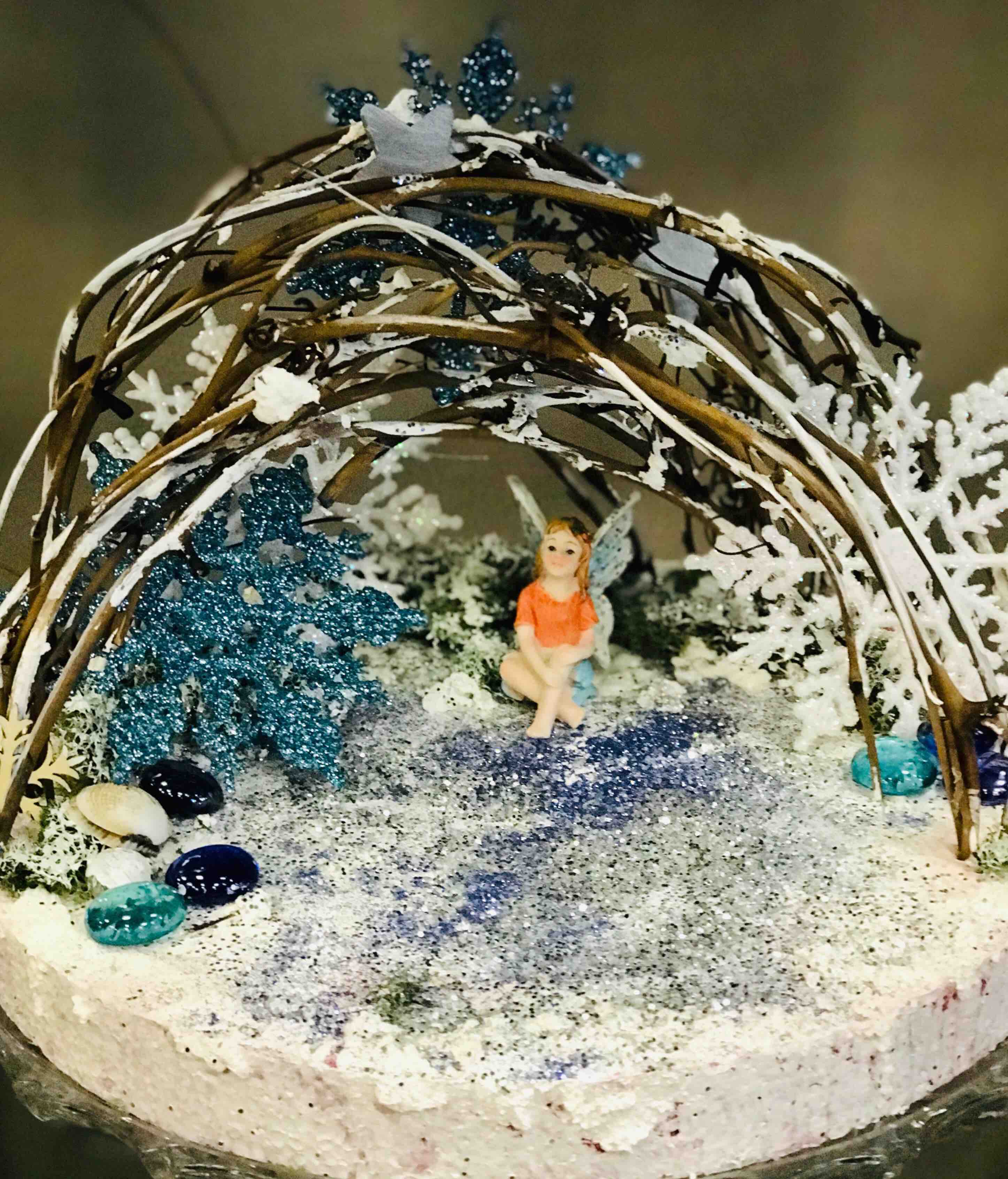 Winter Fairy House craft
