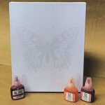 butterfly watercolor resist no paint no packaging - Brooke Roe
