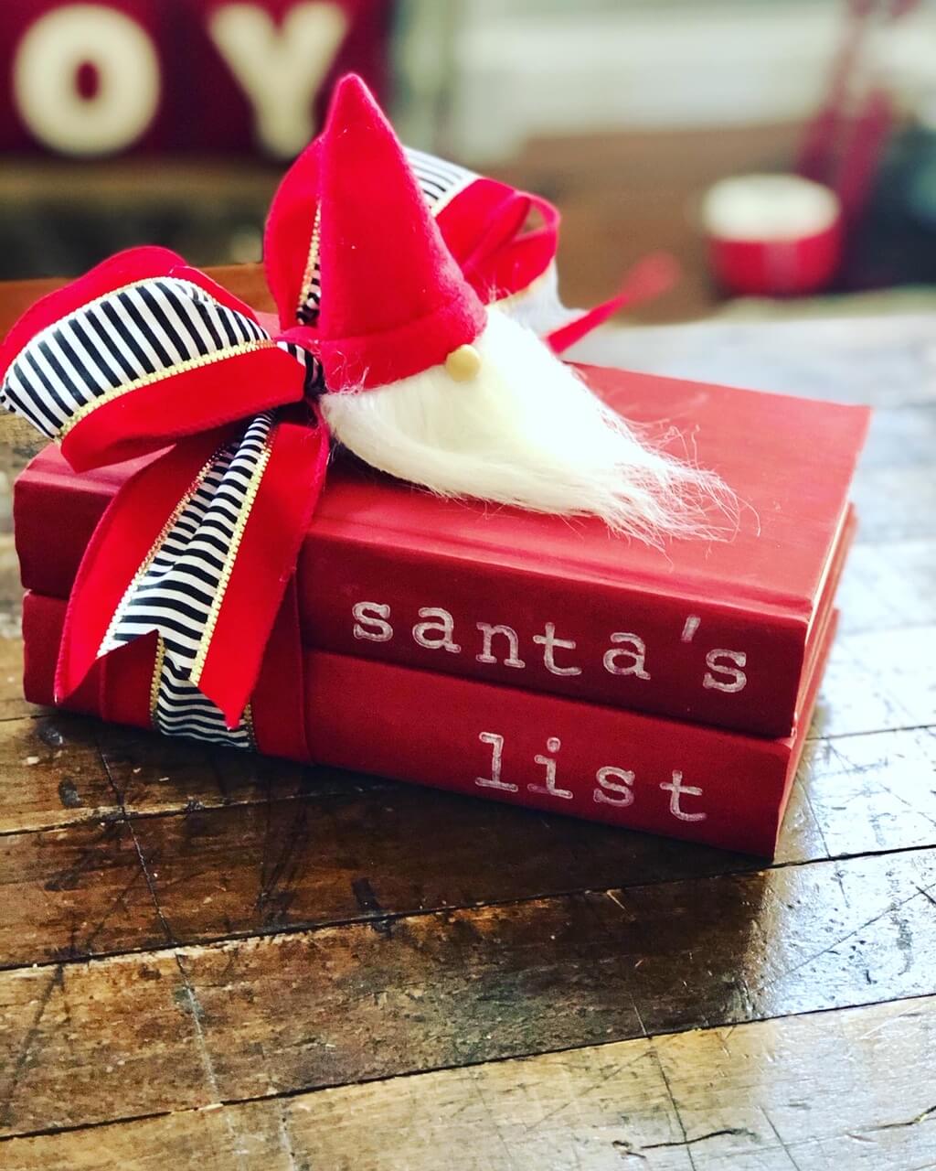 Santa custom book craft