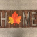home sign leaf