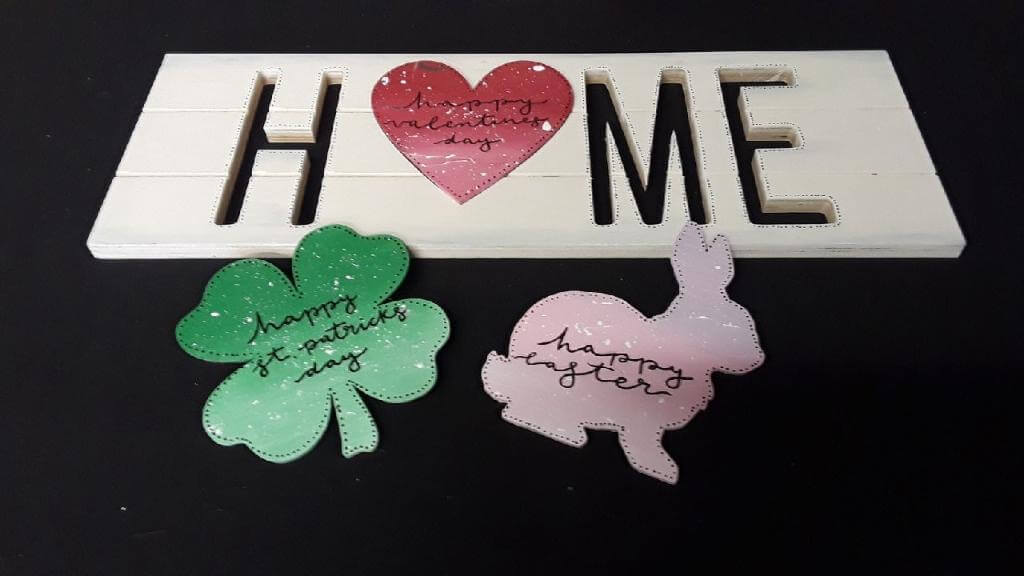 Spring home sign
