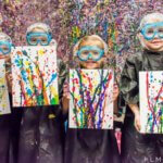 kids splatter party