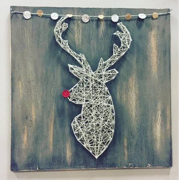 string-art-reindeer