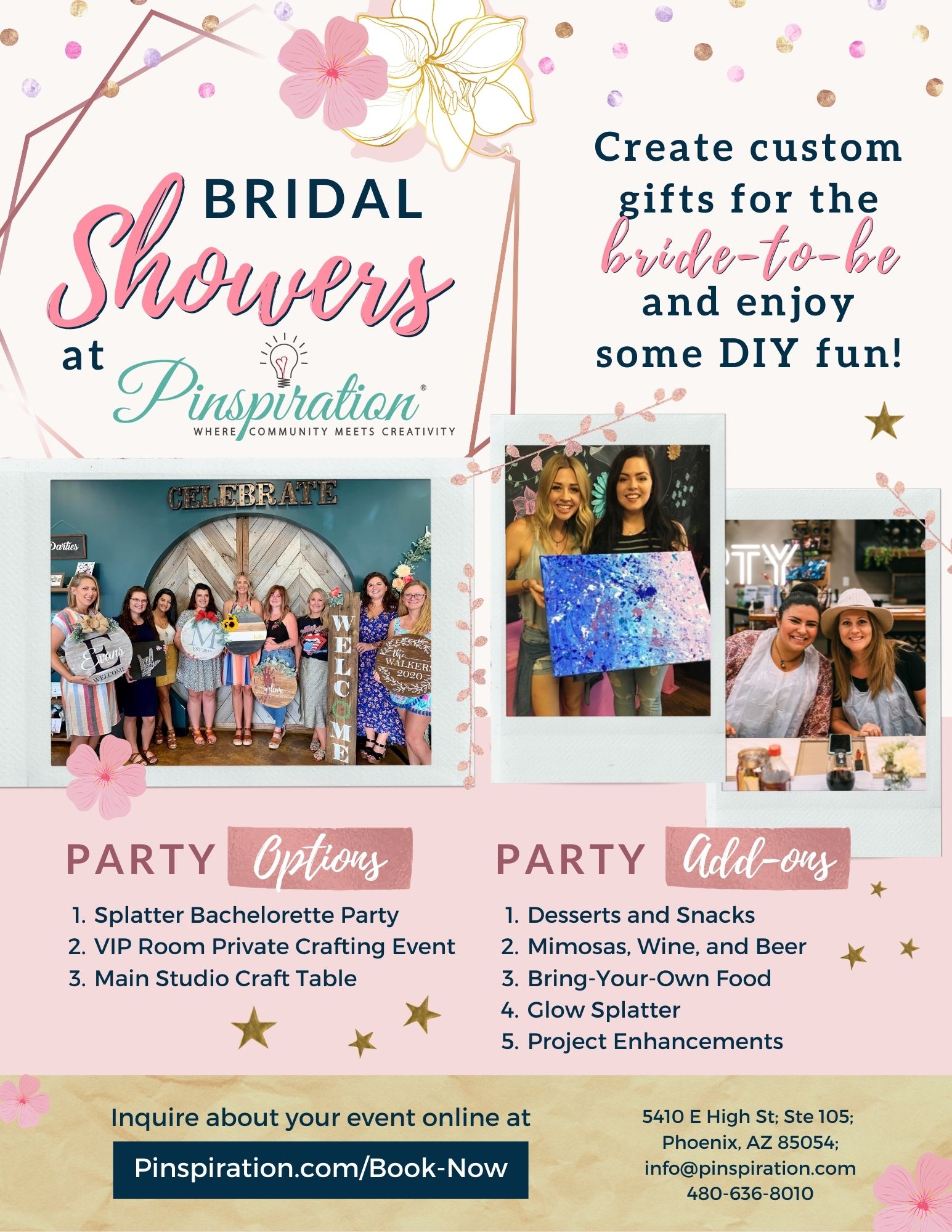 Phoenix Bridal Shower Flyer