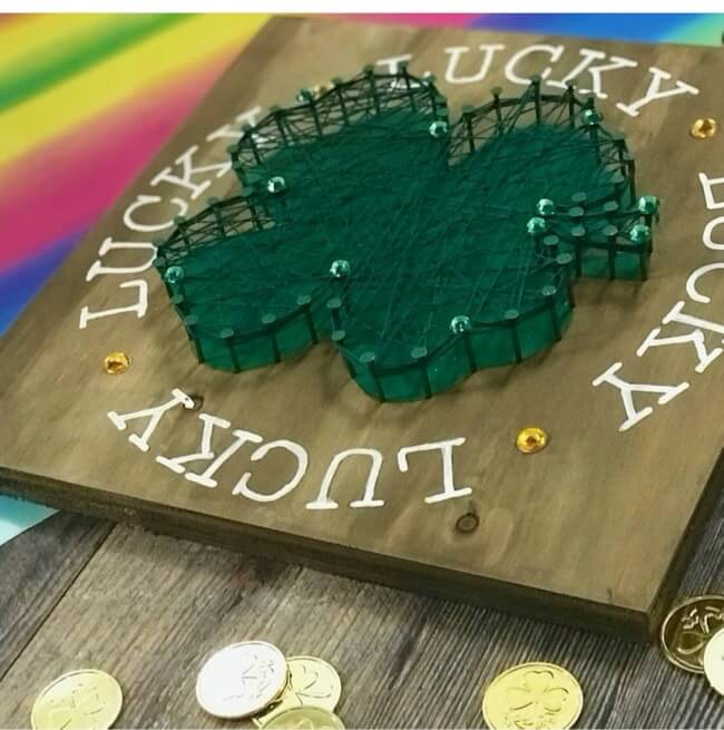 St Pattys String Art