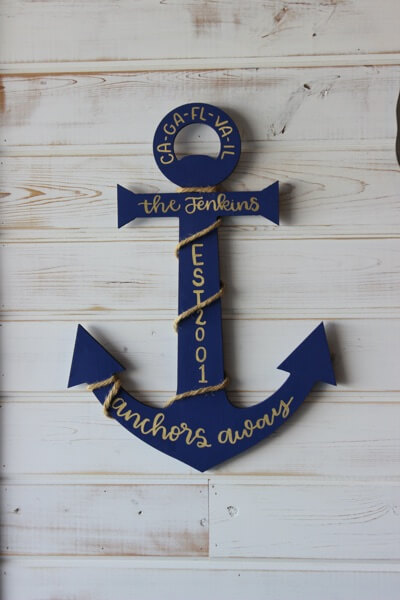 Anchor wood Shape