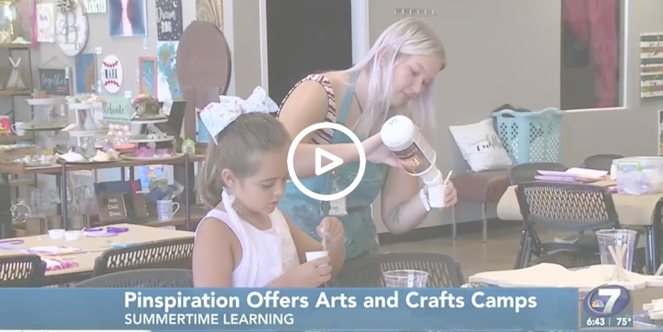 Pinspiration offers arts and crafts video