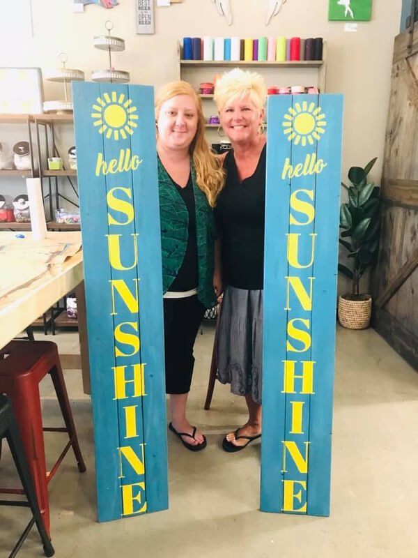 welcome porch sign avon