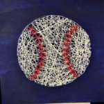 Baseball String Art