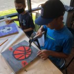 Basket ball String art kids