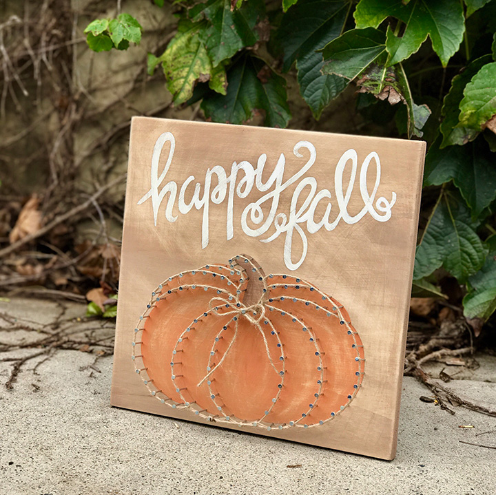 Happy Fall YAll String Art