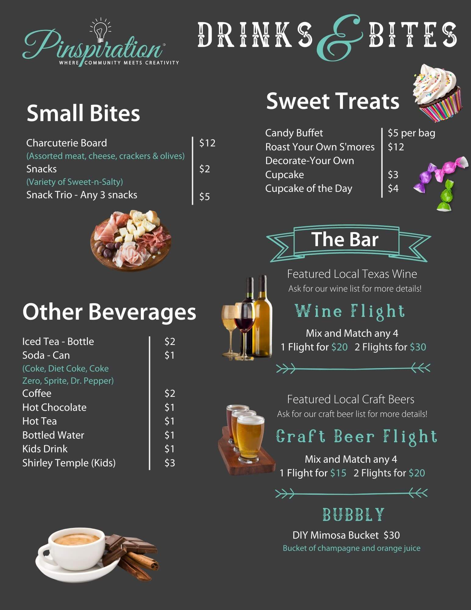 kingwood food and drink menu