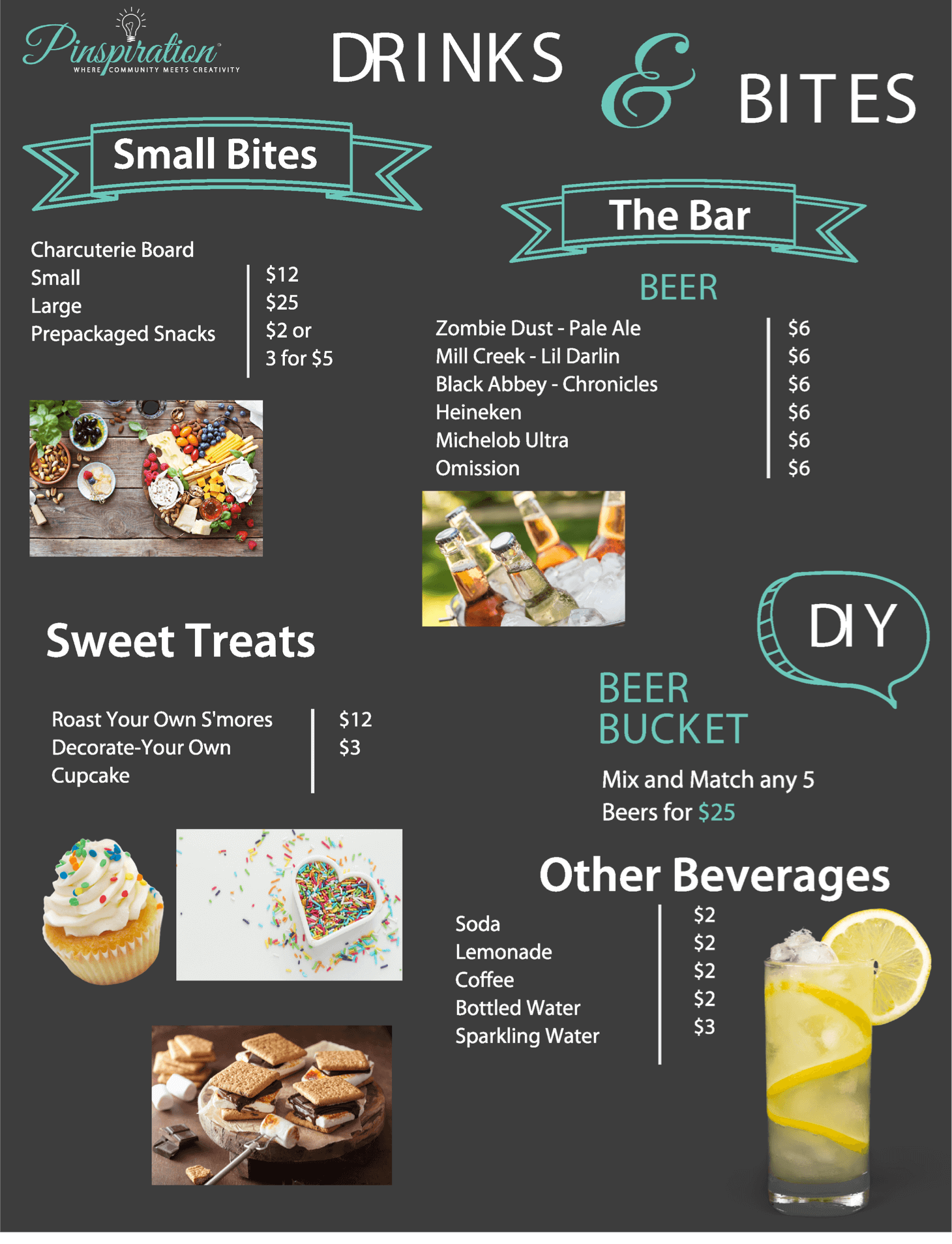 Brentwood Menu Pinspiration