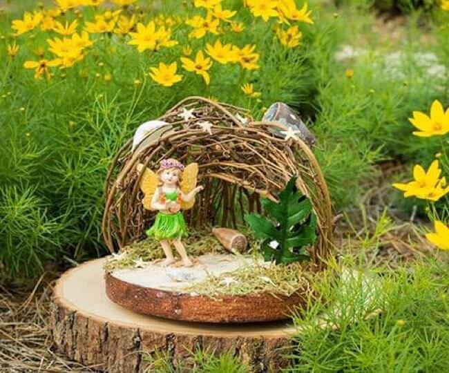 beach fairy house