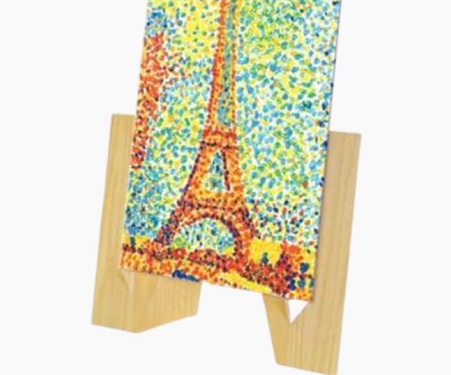 eiffel paint by number finished