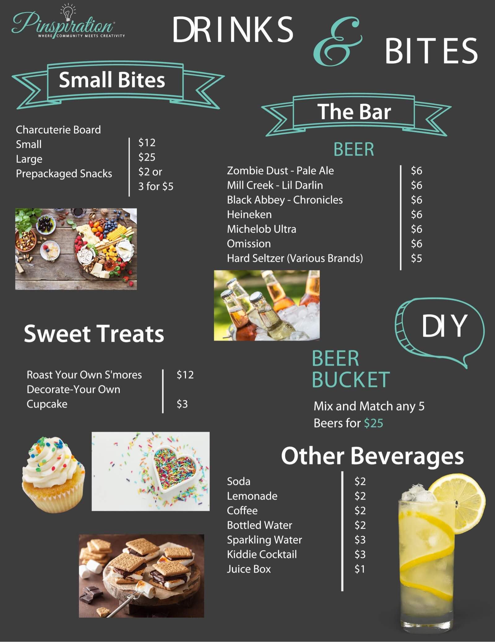 Brentwood Menu Pinspiration