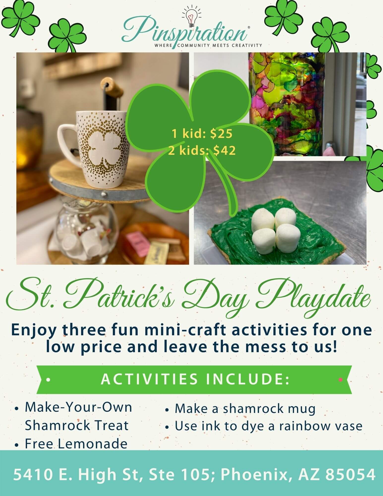 St Patrick's Playdate Ad