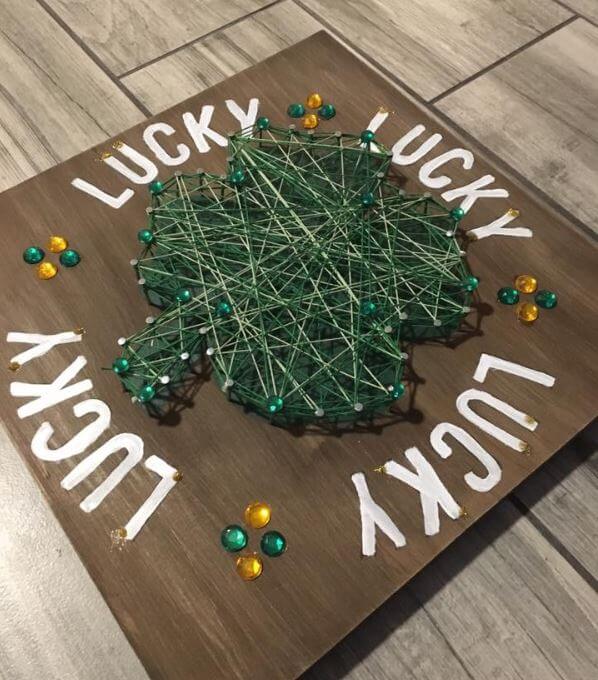 shamrock string art 2