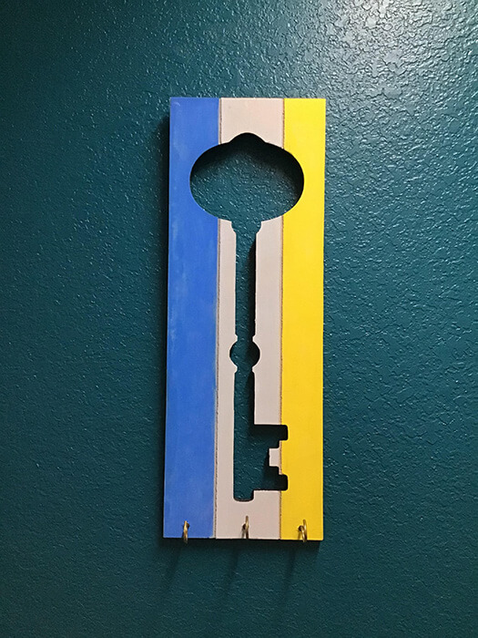 Routed Key Holder