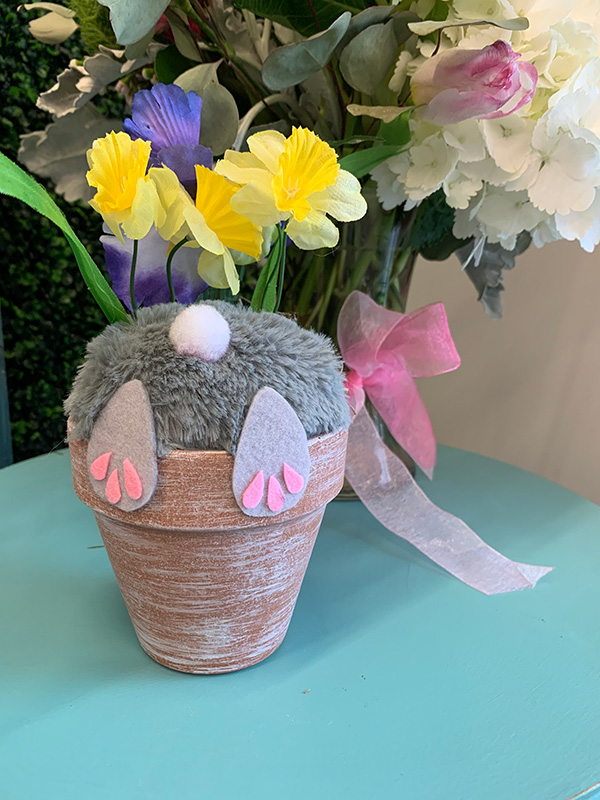 Shy Bunny Flower Pot