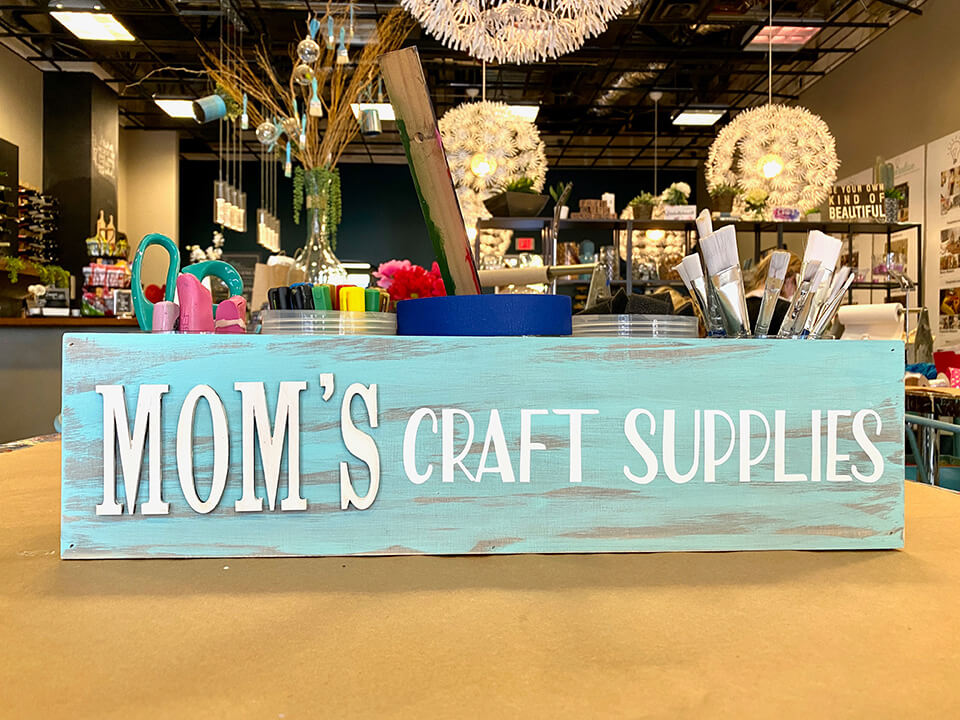 moms craft supplies box