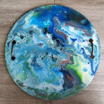 RoundServingTray