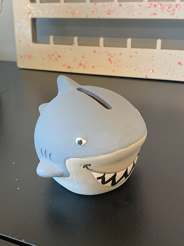 Ceramic Shark Bank