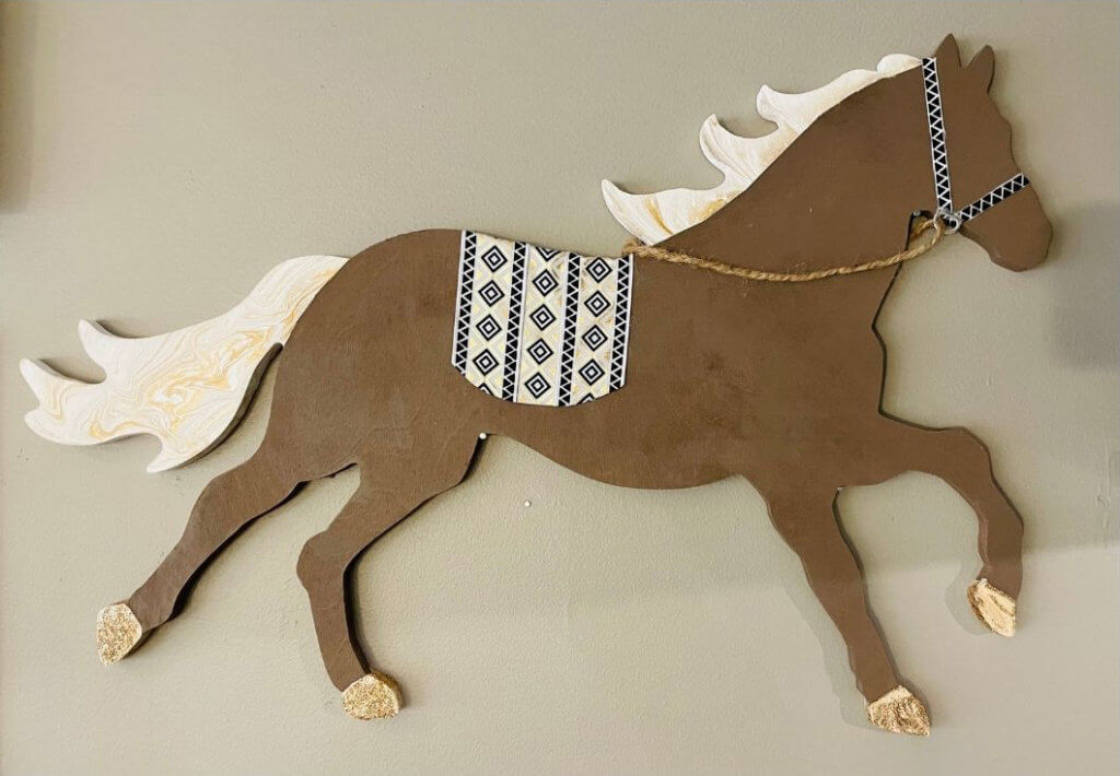 Wooden Horse Cutout - $48 - Pinspiration