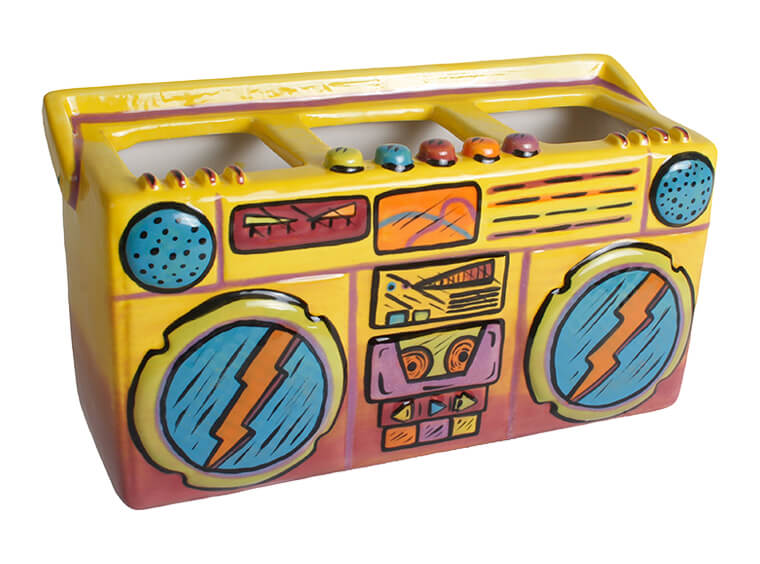 Boombox Planter 44 Pinspiration