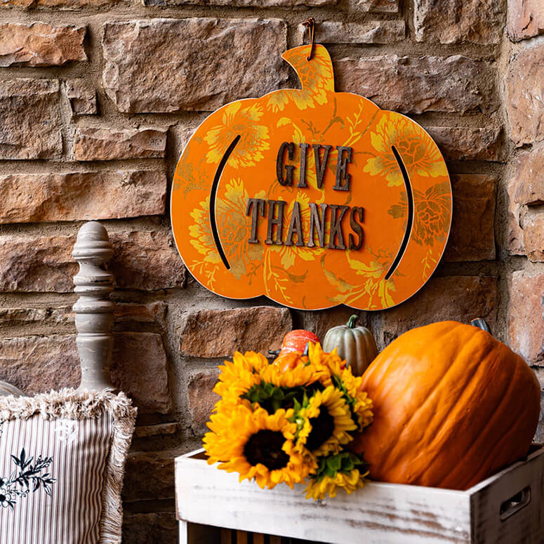 Pumpkin With Letters