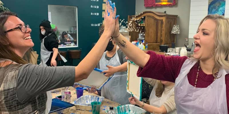 Paint and Sip at Pinspiration Panama City Beach