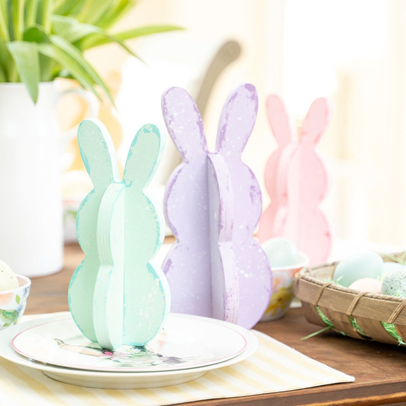 Slotted Bunnies Set of Three - $44 - Pinspiration