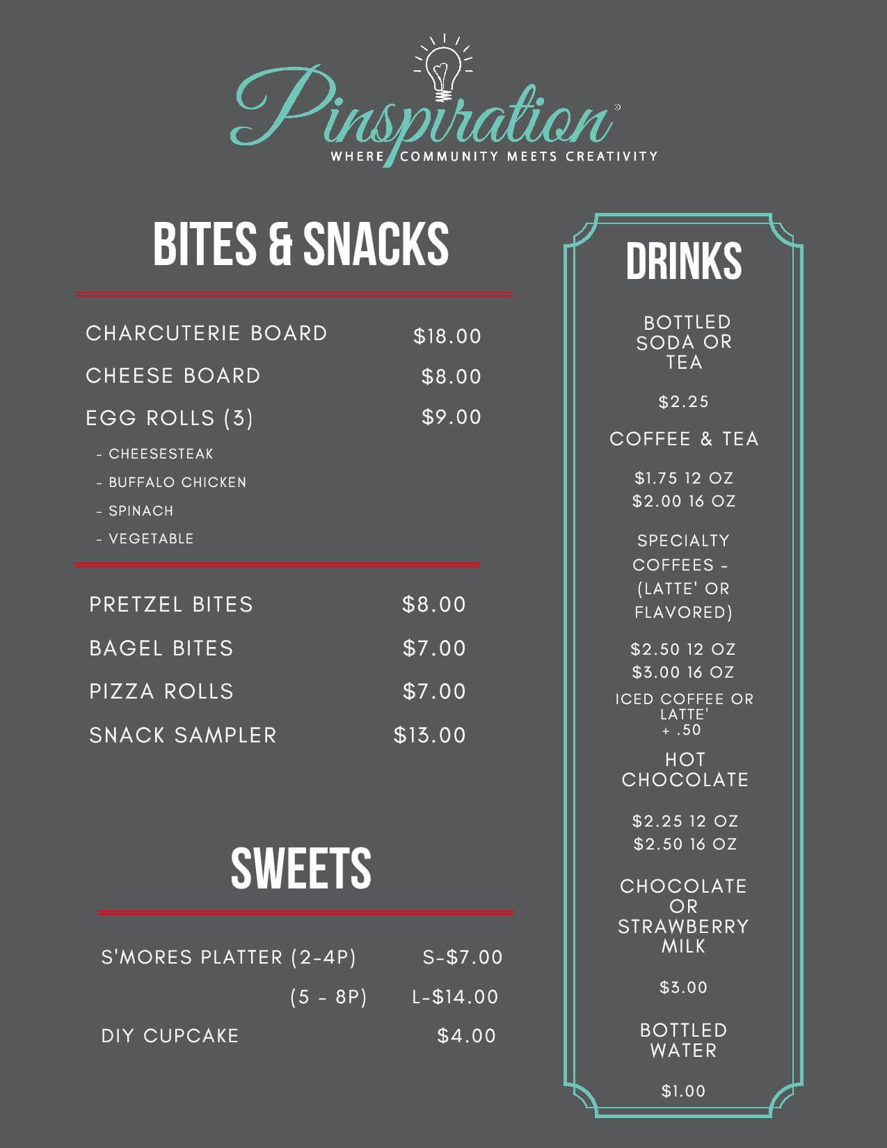 East Greenwich Menu Pinspiration