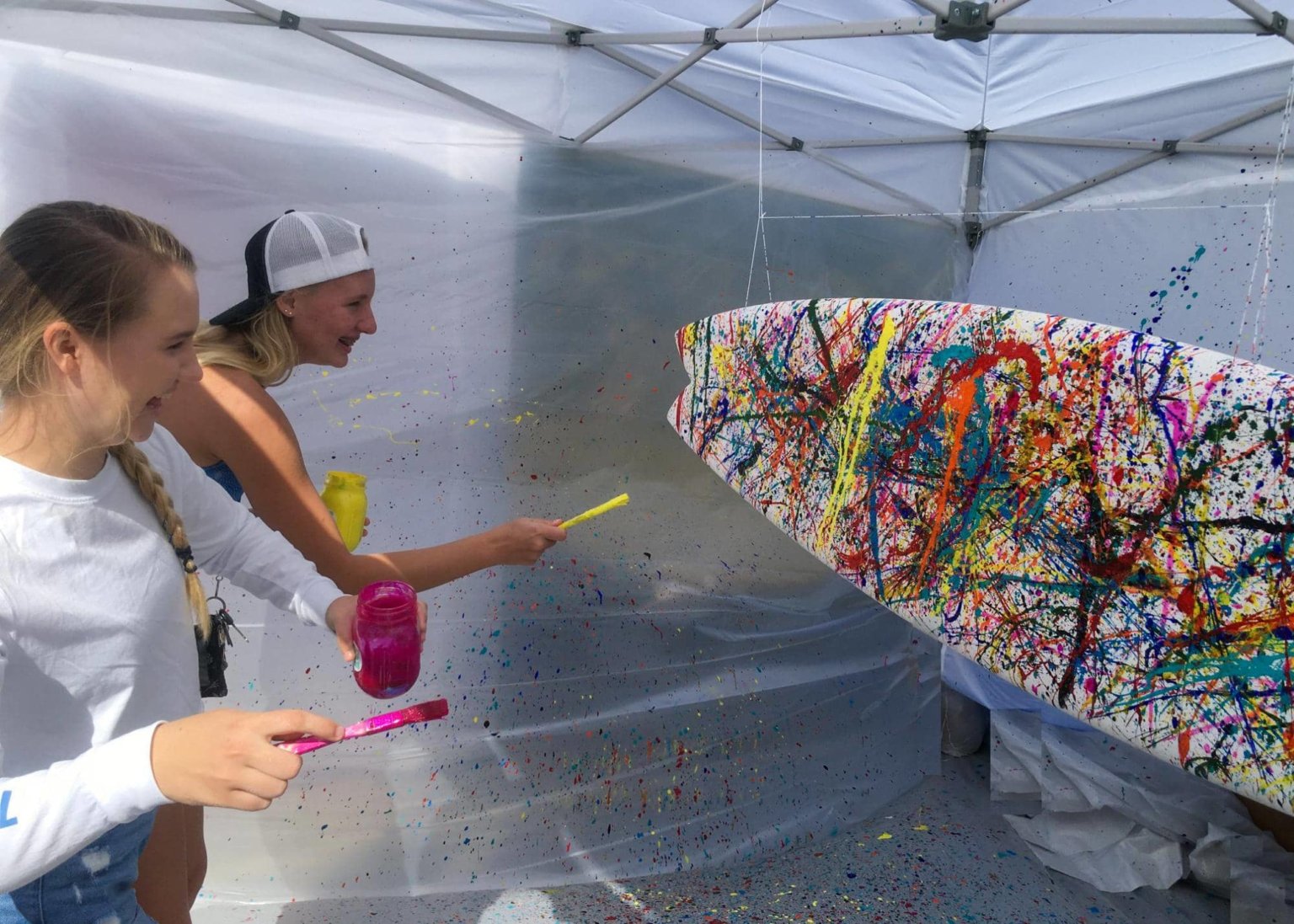 Messy Fun in Pinspiration Melbourne’s Splatter Room™ Pinspiration