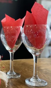 DIY Etched Wine Glass