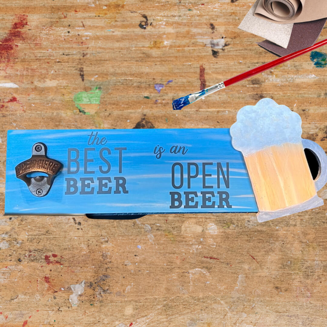 Wall Mounted Beer Opener 35 Pinspiration
