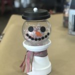 snowman candy dispenser