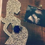 Pregnancy Baby Shower String Art