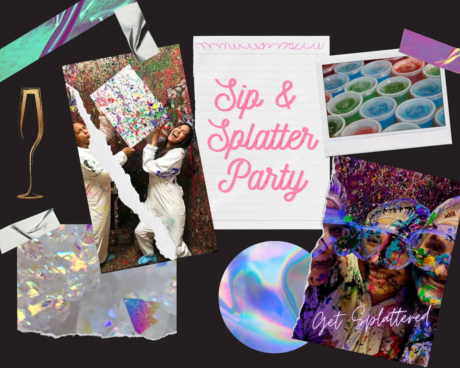 Adult Sip & Splatter Party™ Pinspiration