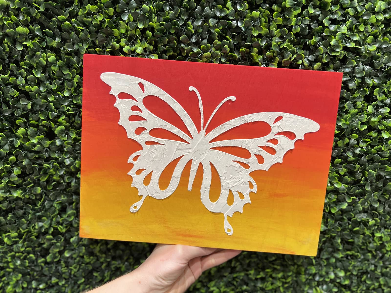 Butterfly Texture Art