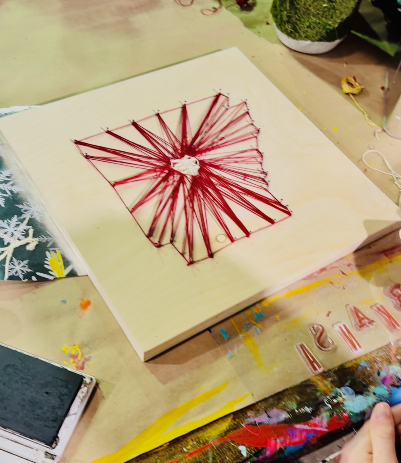 Arkansas string art