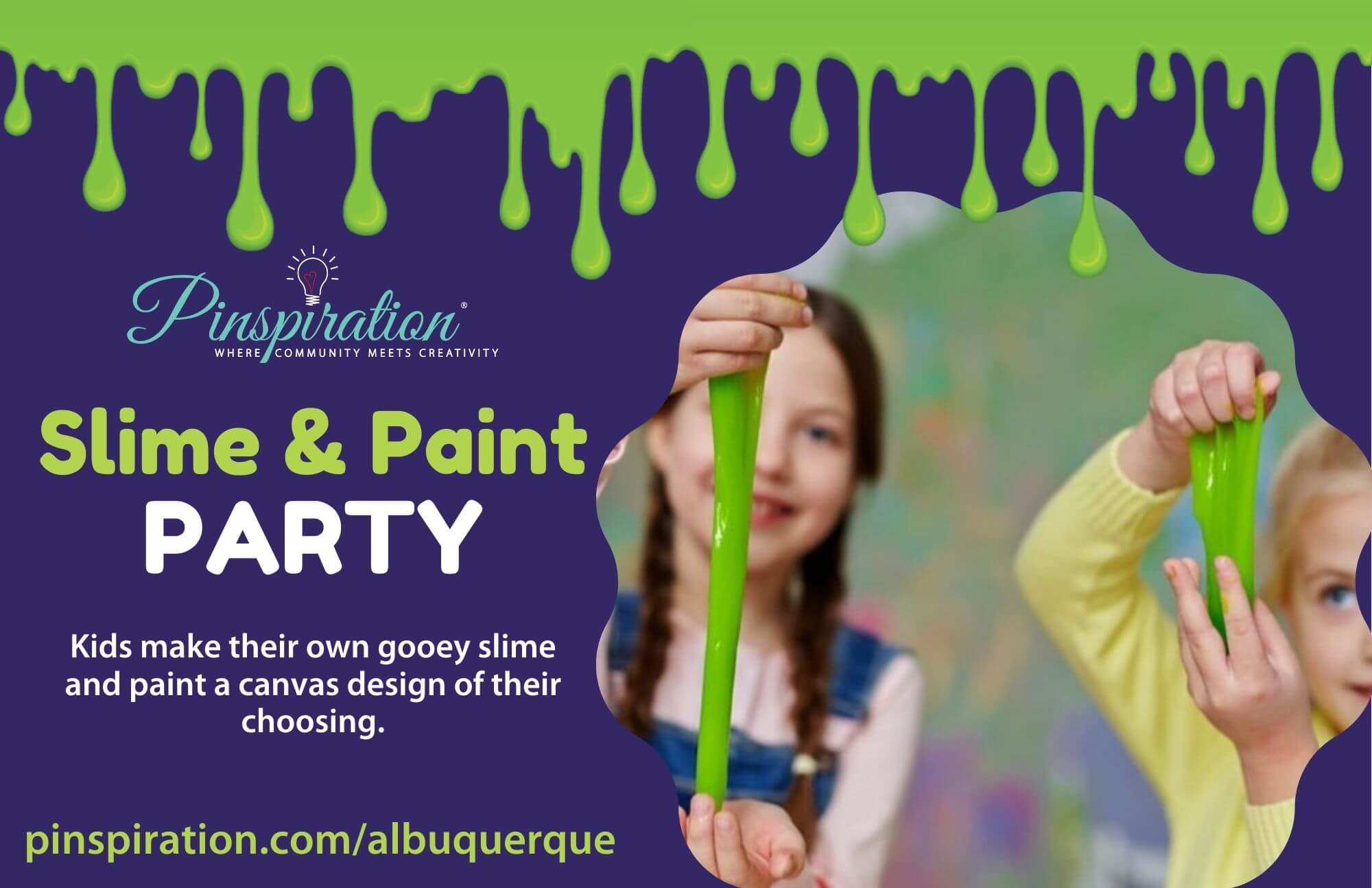Kids’ Slime and Paint Party