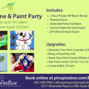 Kids? Slime and Paint Party2